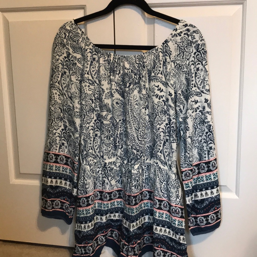 Altar’d State Patterned Romper - Picture 1 of 3
